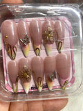 French tip 3D Press on Nails