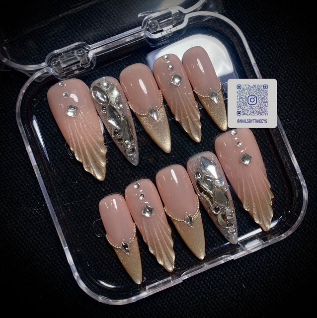 HANDMADE-LUX PRESS ON NAILS